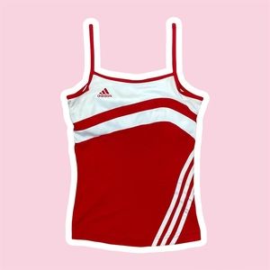 y2k adidas athletic tank top cami